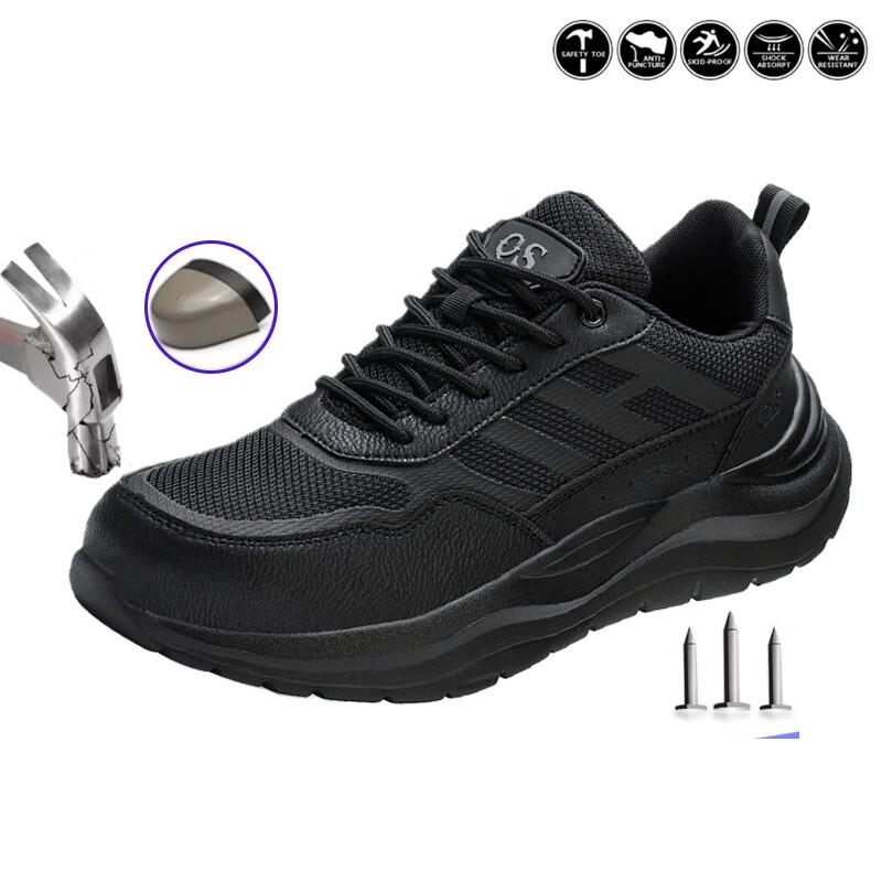 OLOMMQS Men s Steel Toe Safety Shoes