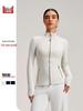 2025 Autumn/Winter Women's Slimming Yoga Suit - Long Sleeve Fitness Jacket with Stand-Up Collar