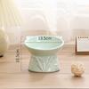Elevated Ceramic Cat Bowl With Angled Rim Neck Support Anti-Chin Acne Pet Food Water Dish Cats
