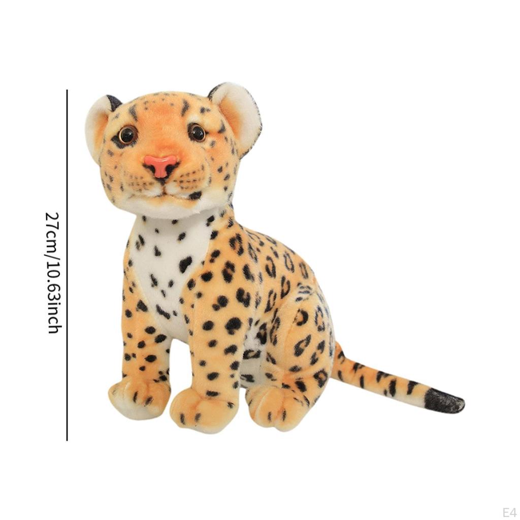 Leopard Plush Toy Cartoon Figures Doll Stuffed Animal for Boys Girls Friend