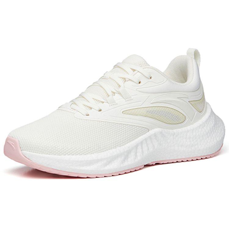 Anta Mars Foam Comfortable Cushioning Lightweight Low-Top Running Shoes Women sneaker Ivory 122235566-1