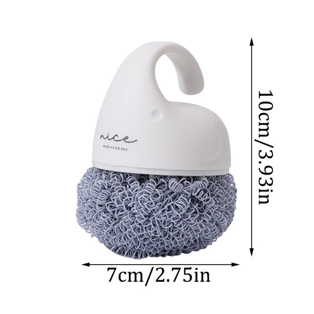 Single-Piece Kitchen Dish Brush, Short Handle Polyester Cleaning Ball, Suitable For Cleaning Cutlery, Pots And Pans, Sinks
