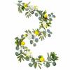Eucalyptus Leaves Lemon Vine Decor Greenery Faux Lemon Wreath Fake Plant  Kitchen Decor