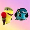 New Super Cool Roblox Doodle and Arkey Plush Plush Plush Toy Ornament Children's Play Companionship Christmas Gift