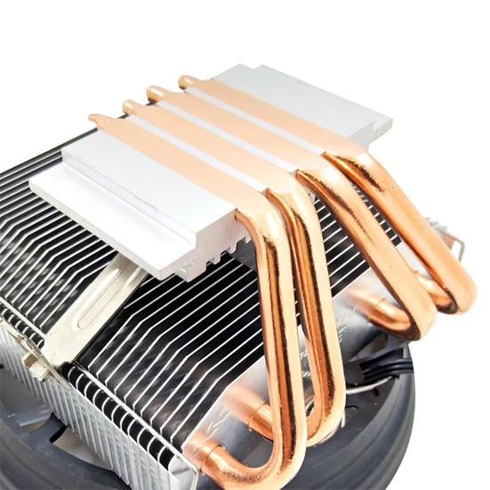 CPU Cooling Fan for LGA 2011/1200/1150 4 Heat Pipes RGB PWM Temperature