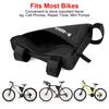 Bicycle Triangle Tool Kit Bag Front Tube Frame Saddle Storage Bag Waterproof Pouch Durable Bike Bag