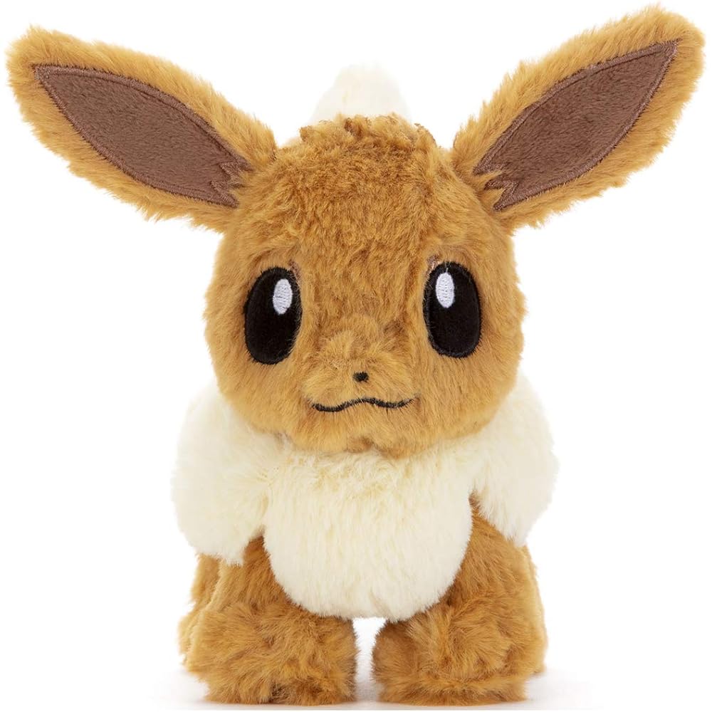 Takaratomy A.R.T.S Pokemon Plush Toy Eevee 16cm Soft Stuffed Animal Small