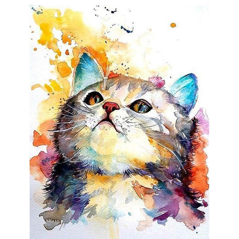 

5d алмазная живопись кошка собака лиса Diy Алмазная мозаика полные наборы животных вышивка детский подарок Декор для дома Full Round 20x30CM