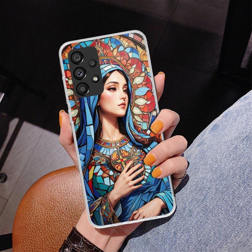 Virgin De Guadalupe Virgen Mary Phone Case For Samsung Galaxy A17 A16 A15 A14 A13 A57 A56 A55 A54 A53 A37 A36 A35 A34 A33 A26 A2