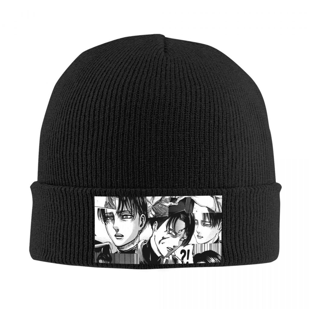Levi AckerUnisex Attack On Titan Warm Knitted Cap Winter Knit Bonnet Hat Skullies Beanies Hip Hop Caps for Unisex