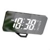 62KD Small Digital Alarm Clock with LED Time Display, Date, Temperature for Travel