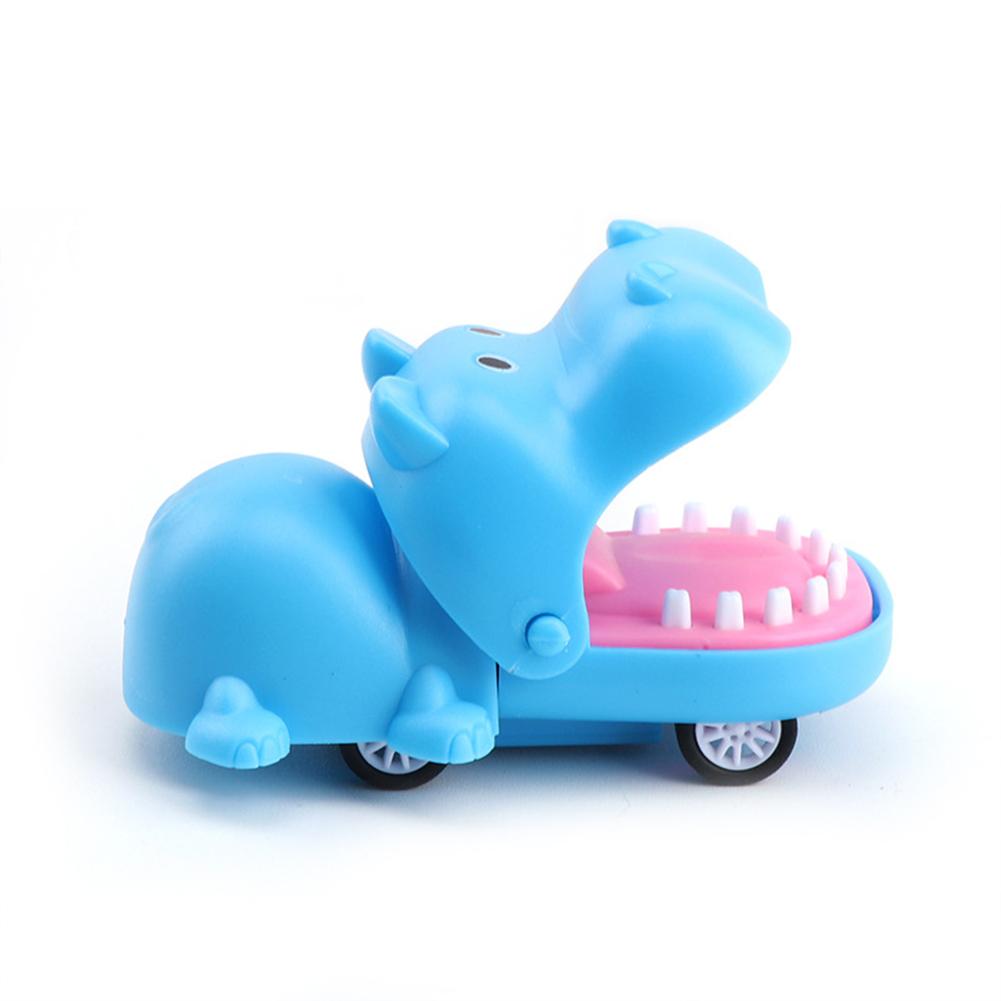Pull  Back  Toy Cartoon Crocodile-shaped Bite Hand Toy Mini Pull Back Car Gift