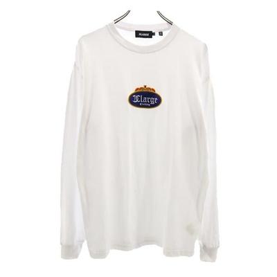 Embroidered Long Sleeve T-shirt M White Ron T Men's Used