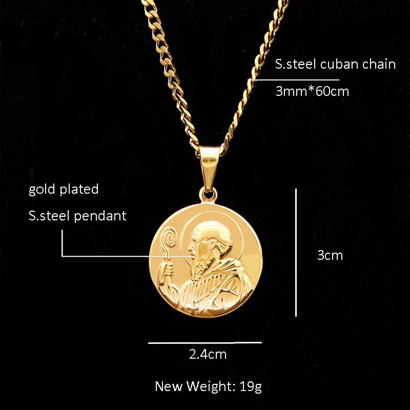 Stainless steel shark pendant hip hop punk personality titanium steel product collection one piece