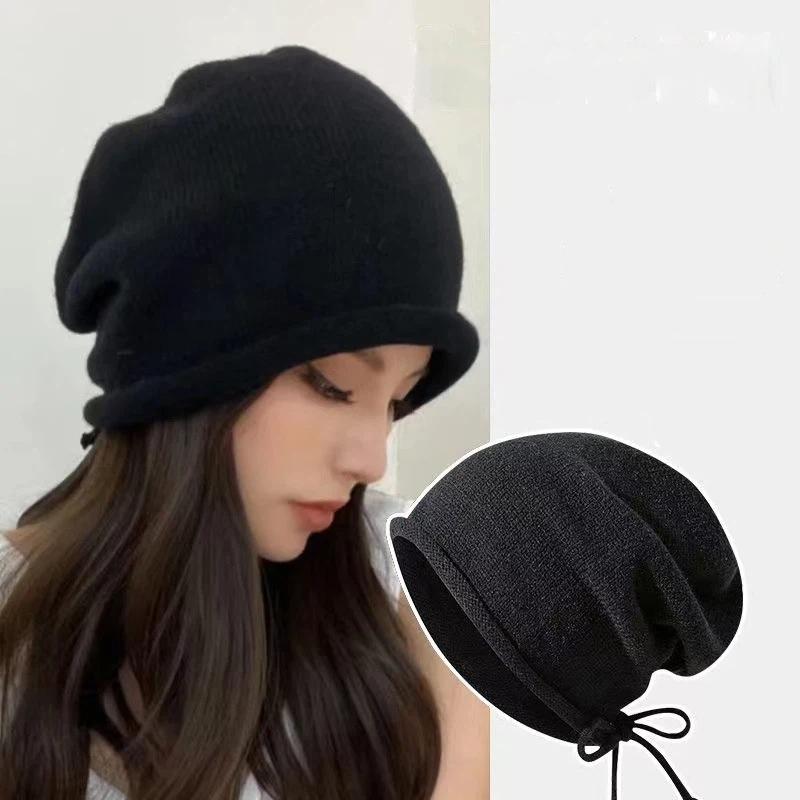 Winter Plüsch Mützen Niedliche Strickmütze Für Damen Mädchen Niedliche Ohrenschützer Winddichte Strickmütze Für Kaltes Wetter