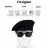 Solid Color Hip Hop Cap Woolen Cloth Flat Caps Unisex Painter's Hat