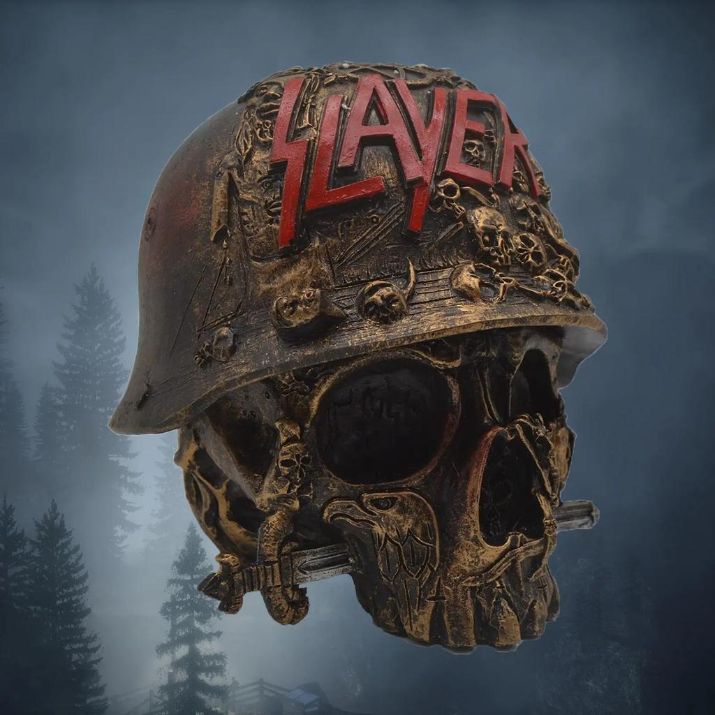 Creative Resin Skull Statue Storage Box home Desktop ornament Handicrafts Figurine Decor Storage Box Helmet Home Decoration Gift