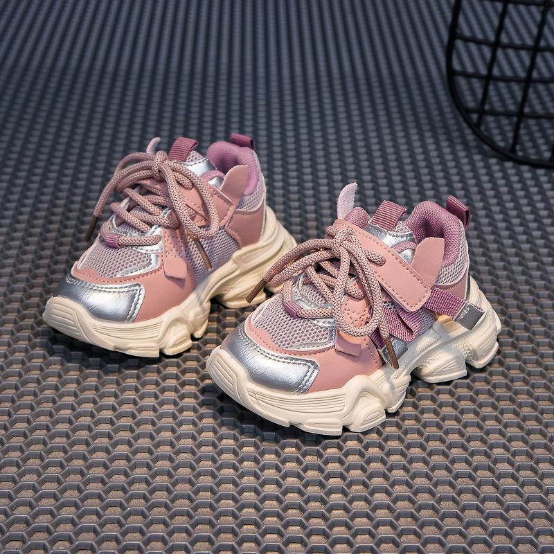 Autumn new children's sports shoes bread shoes trendy dad shoes fashion running shoes male and female students