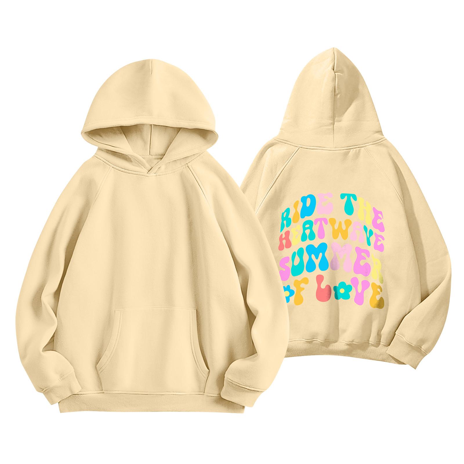 

Женская толстовка с цветными блоками, повседневная удобная свободная легкая женская толстовка с длинным рукавом и круглым вырезом L жёлтый