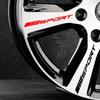 Car Wheel Sticker Auto Wheels Rims Sport Racing Decal Universal Car Styling Modification Truck Motorcycle Wheel Decoration Decal