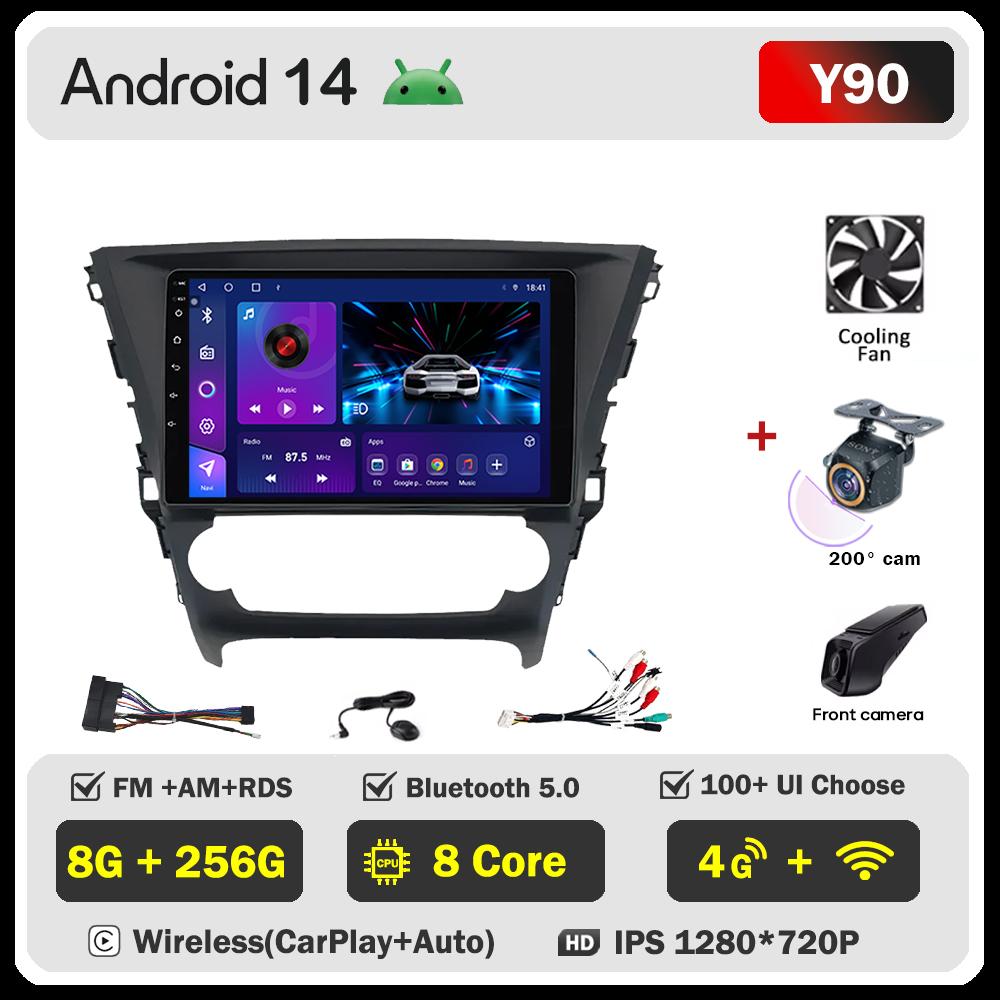 For Toyota Avensis 2018-2020 Car Radio Player Car Carplay Screen Autoradio Mirror Link Car Intelligent Systems Touch Screen RDS