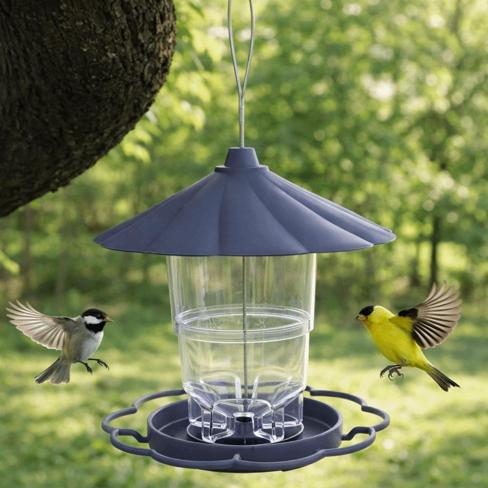 with Lanyard Hanging Wild Bird Feeder Folding Hummingbird Feeder Automatic Bird Feeder Backyard