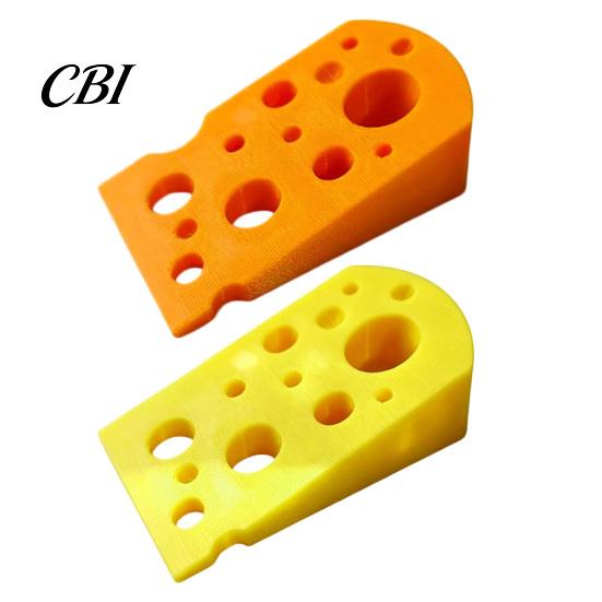 Wiederverwendbarer Türstopper 3D-gedruckter Käse-Türstopper, Rutschfester Türstopper, Stabile Basiskeil, Schützt Wände Möbel, Kreativ für Schlafzimmer Wohnzimmer