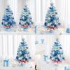 Mini Christmas Tree 45cm And 60cm Blue Tabletop Decorations Perfect For Festive Homes