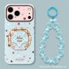 Korean ins star application Apple 17promax mobile phone case 15 bracket bracelet iphone16 silicone 14 women