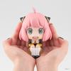 11CM Anime Spy × Family Anya Forger Figure Look Up Figure Model Toy Doll Aciton Figure PVC Desktop Car Decorations