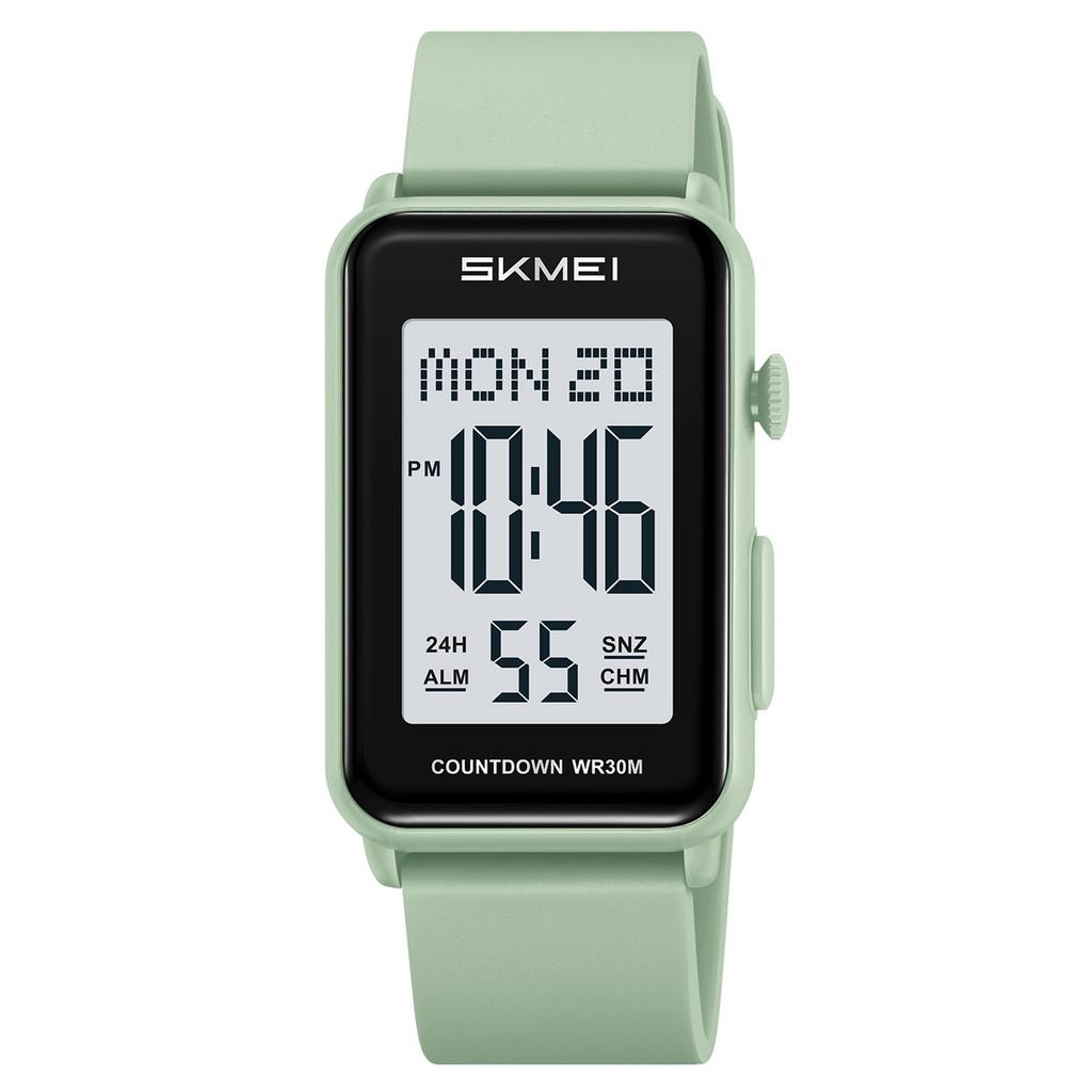 Square single display electronic watch student party multi-function alarm clock waterproof luminous outdoor sports electronic watch