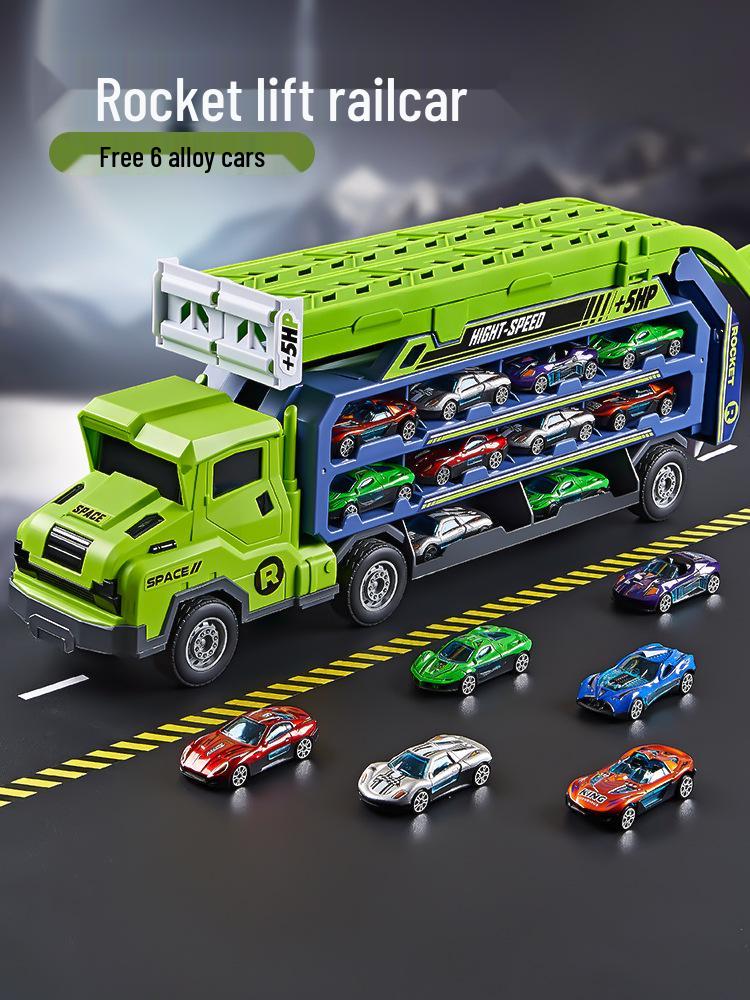 

Инерционная планерная ракета-машинка: Складной и компактный грузовик из сплава