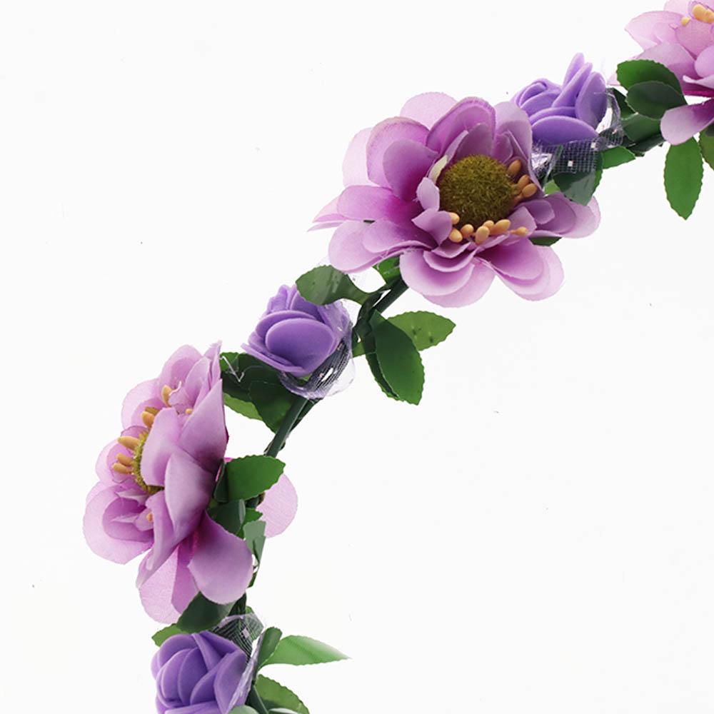 Hair Hoop Fashion Headdress Flower Crowns Headband Rose Flower Floral Tiara Headband Women Headwear