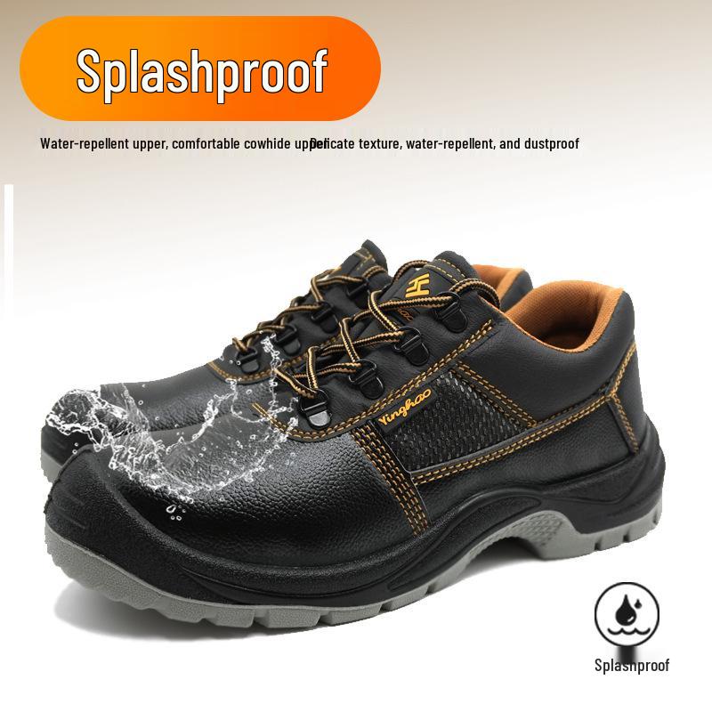Yinghao Men's Safety Shoes: Durable, Anti-Smash, Anti-Puncture, Wear-Resistant Footwear for Construction Workers