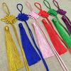 Chinese Knot Car Pendant - Handmade Tassel Accessory (Pack of 6)