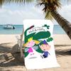 Serviette de plage motif Le Petit Royaume de Ben et Holly - douce, absorbante, lavable en machine Légère et moderne, pour la natation, Essentiels de voyage