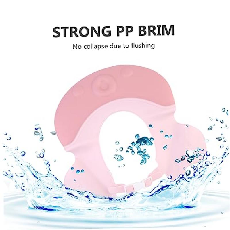 Shampoo Cap for Adults and Babies, Safe Waterproof Bathing Hat, Hair Washing Visor Shield, Kids Shower Protective Cap, Anti-Splash Sport