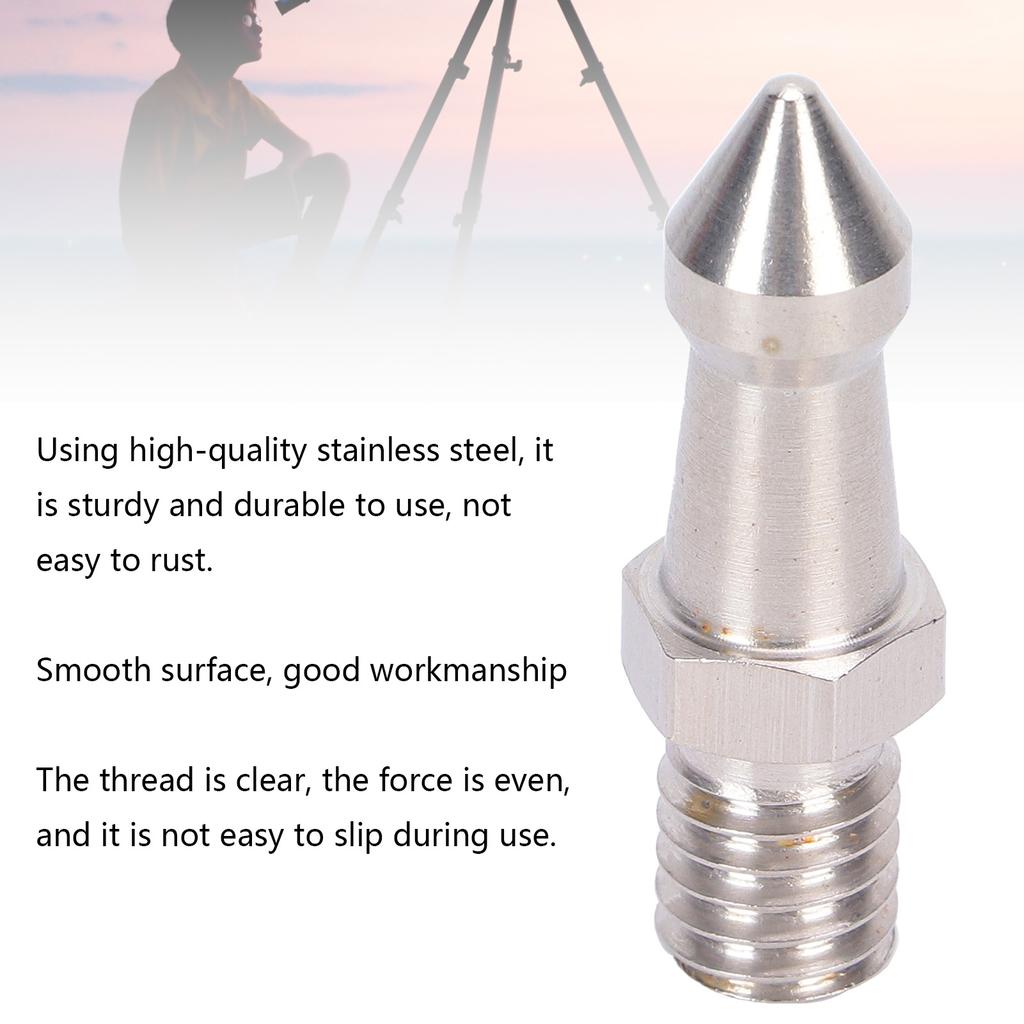 3/8 Zoll Edelstahl Spikes Füße Kamera Stativ Spikes Ersatz für Einbeinstativ Stativ