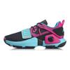 Li Ning Wowtr Slip Resistant Abrasion Resistant Low Top Basketball Shoes Men's Black ABBQ003-2