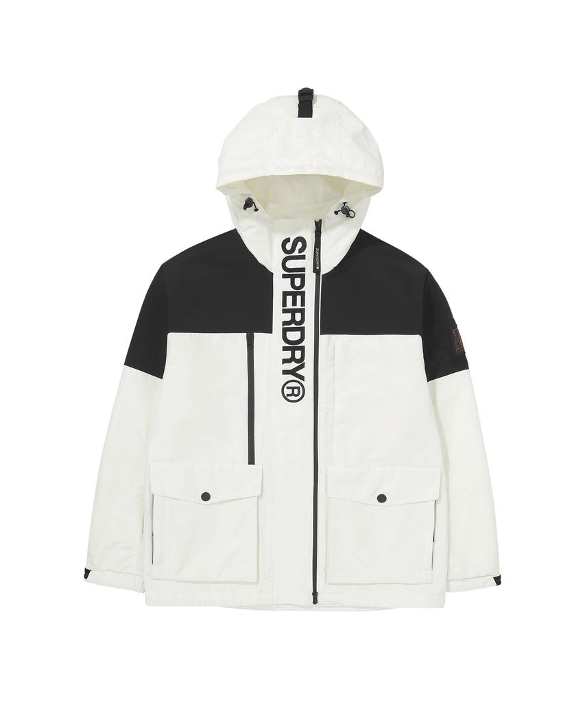 Superdry Signature Windcheater Jacket Cream