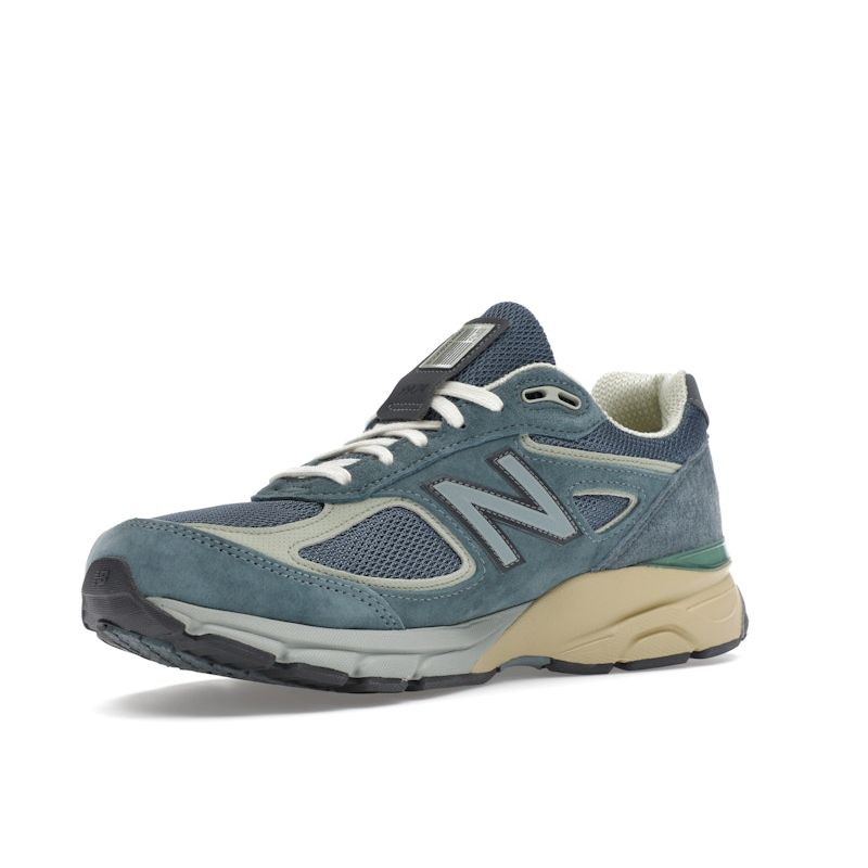 New Balance AURALEE X 990v4 Made In USA Trooper Unisex Sneakers Blue Dark-Slate Swamp U990AL4