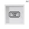 Adventure Archive Boxes Travel Ticket Shadow Box With Slot Memory Boxes Keepsakes Money Ticket Holder Map Storage Frame Holder