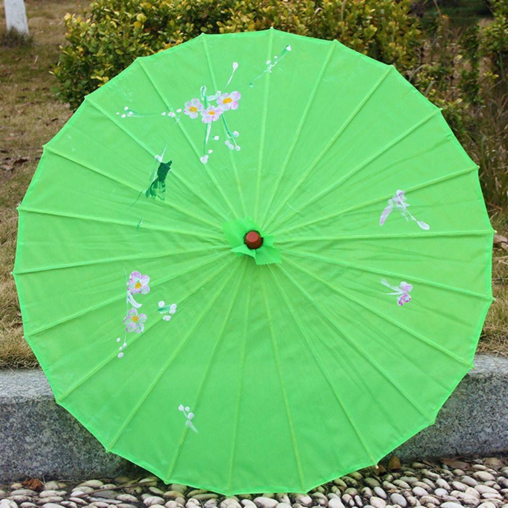 Chinese Traditional Chinese Art Umbrella Vintage Paper Parasol Folding Dance Umbrellas Wedding