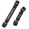 YEAHRUN Steel CVD Drive Shafts Chassis Center Driveshaft for 1/18 RC Crawler Car TRX4M K10 F150 High Trail Upgrade Parts