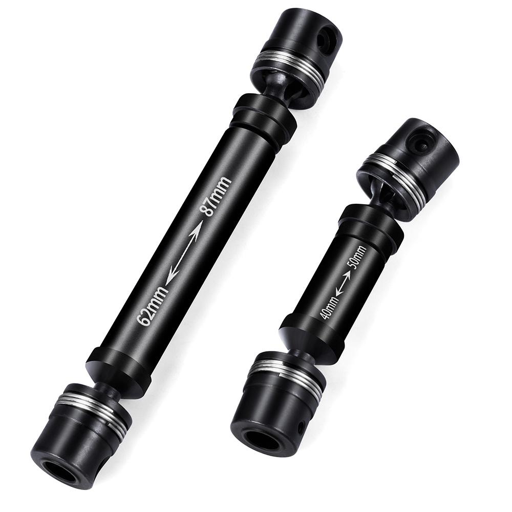 YEAHRUN Steel CVD Drive Shafts Chassis Center Driveshaft for 1/18 RC Crawler Car TRX4M K10 F150 High Trail Upgrade Parts