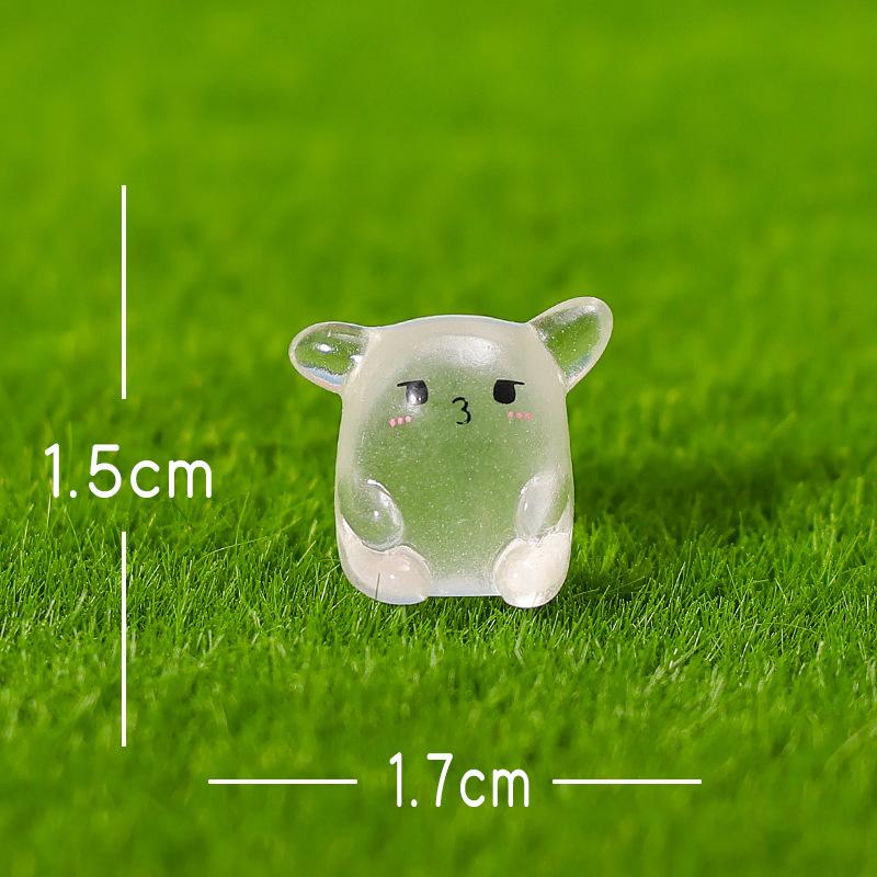 Микро-ландшафт Креативный Милый Светящийся Маленький Эльф Дом Настольный Автомобиль Полимерная Смола Ремесло Декоративные Маленькие Украшения Pout