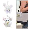 Delicate Plush Keychain Animal Phone Charm Unique Keyring Bag Pendant Accessory for Car Key Purse Wallet Backpack