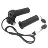 E-Motorcycle Throttle Grip Universal Electric Bicycle Scooter Wire Twist Throttle Grip with 2 Keys Waterproof Speed Controller