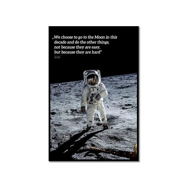 Astronaut Galaxies Wall Art Poster Moon Earth Cyberpunk Sci Fi Mural Modern Home Decor Canvas Picture Print Living Room Decorate