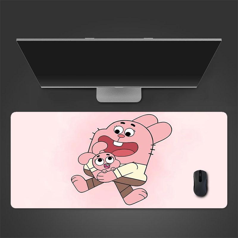 Anais Gumball Mouse Pad, Large Gaming Desk Mat, Non-slip XXL Mousepad for Laptop & Tablet, Mini PC Playmat with Stitched Edges